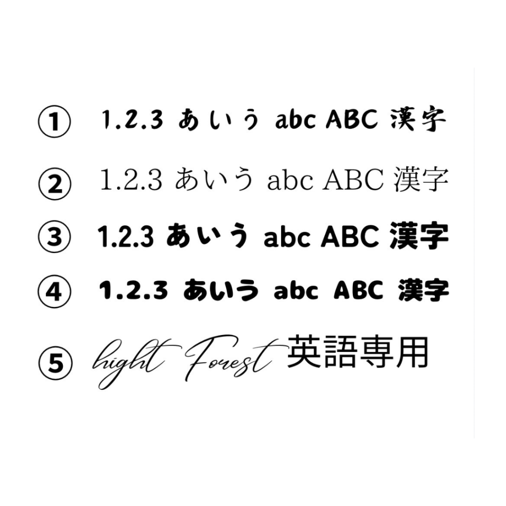 刻印可能書体